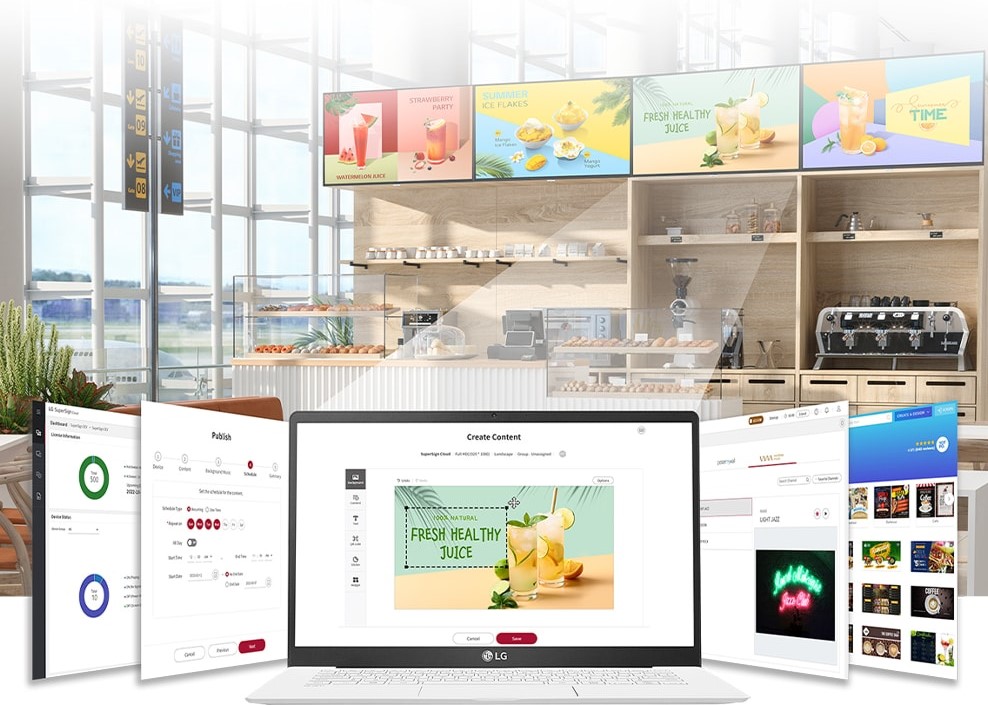 LG WEB OS SOLUTION SUPERSIGN CLOUD