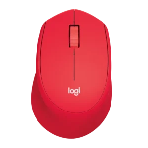 Logitech M 331 SilentPlus Wireless Mouse - Red