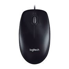 Logitech M 100r Corded Mouse - Black