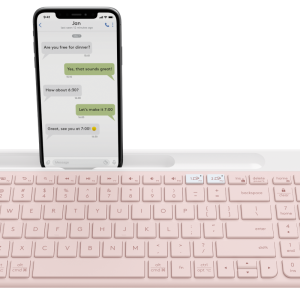 Logitech K 580 Slim Multi Device Keyboard - Rose