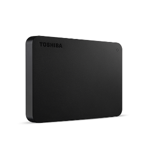 TOSHIBA - Canvio Basic 3.0 Portable Hard Drive 2TB, Black Type-C