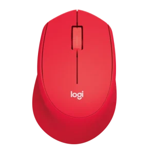 LOGITECH M 331 Silent Plus Wireless Mouse - Red