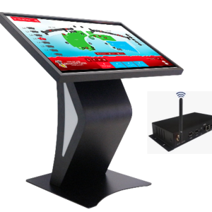 DigiSIGN Interactive Display 43S Black Table Stand with Android Box & Digisign Play